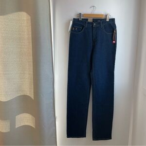 NWT Jeans Dark Blue Straight Legs Stretch 30X34 Made in Canada 🇨🇦